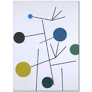 Rising Falling Clinging Flying by Sophie Taeuber Arp