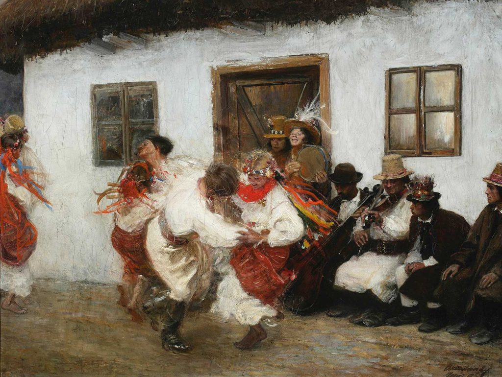 Ukrainian Folk Dance by Teodor Axentowicz