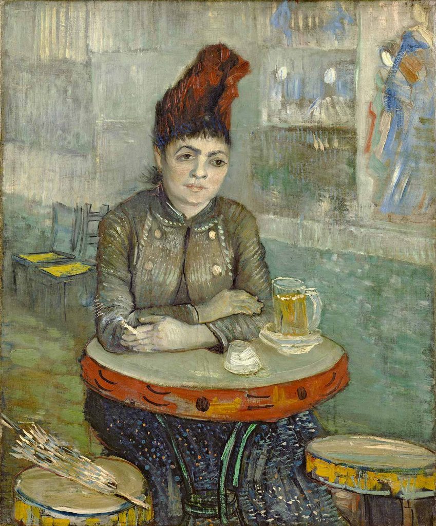 In the Café: Agostina Segatori in Le Tambourin by Vincent van Gogh
