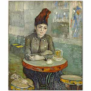 In the Café: Agostina Segatori in Le Tambourin by Vincent van Gogh