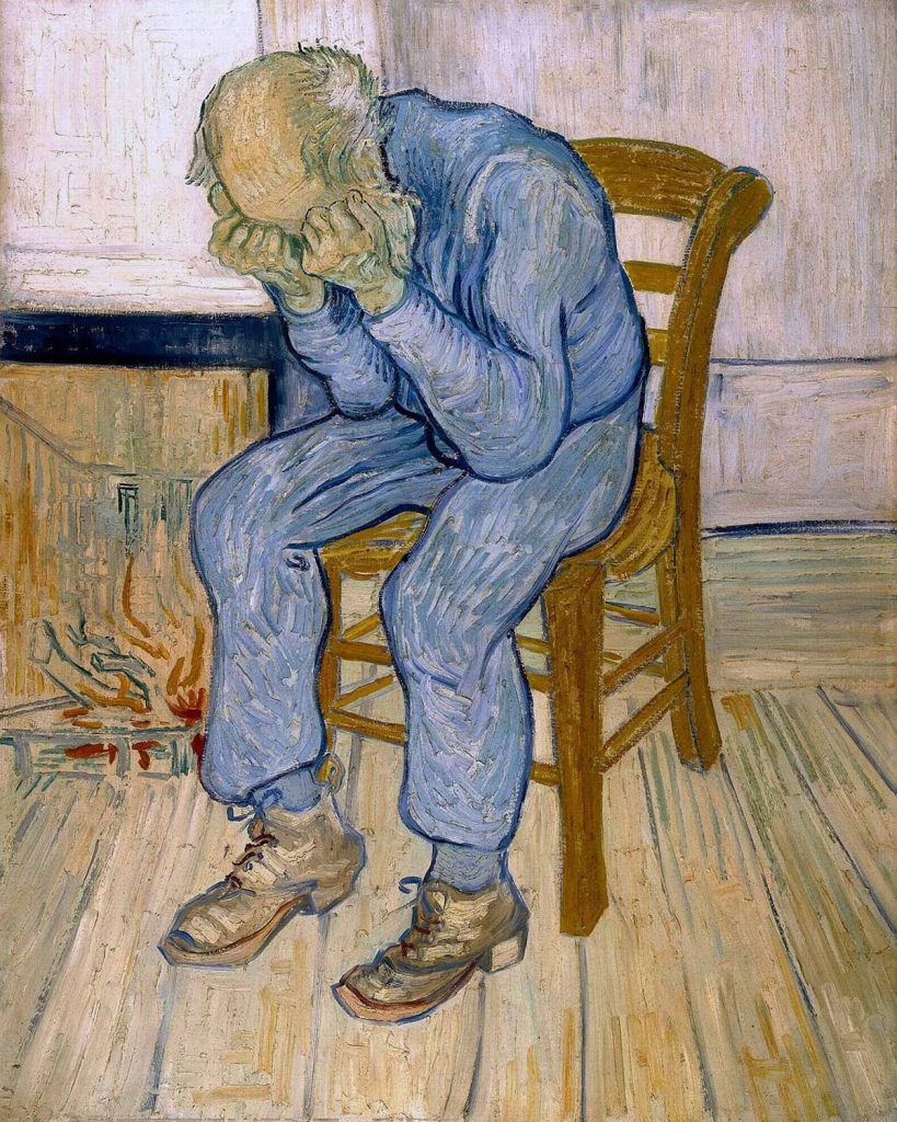 At Eternity's Gate by Vincent van Gogh