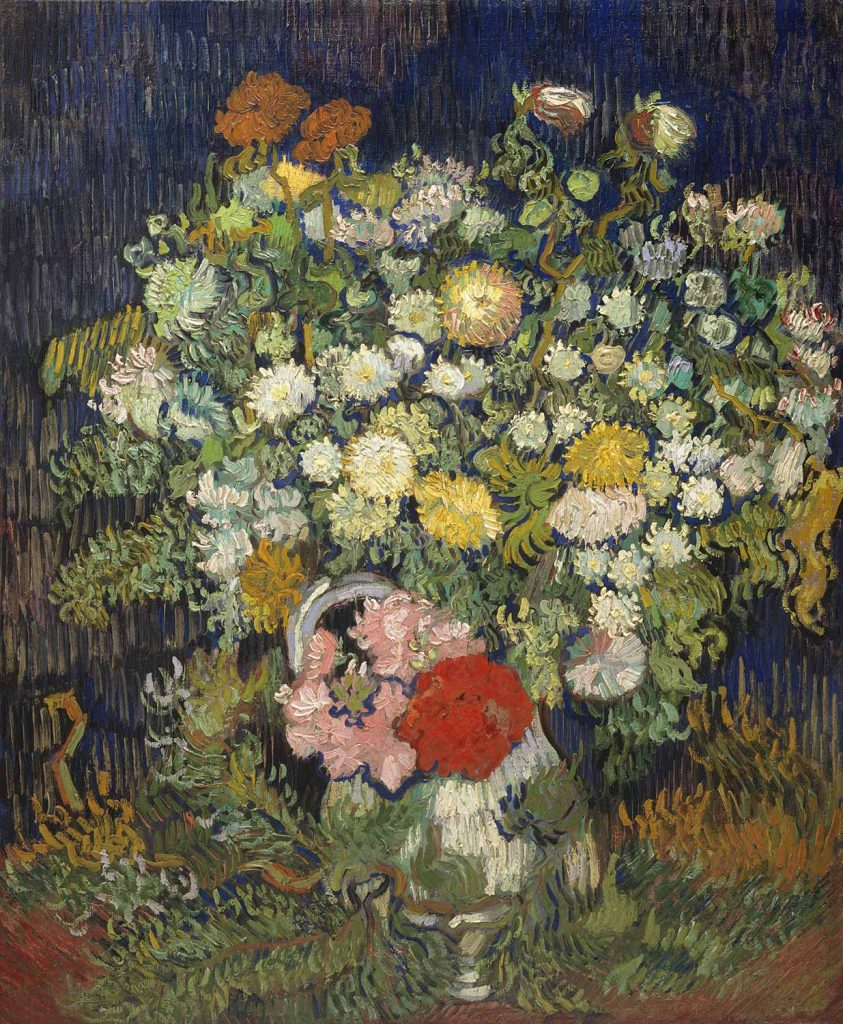 Bouquet Of Flowers In A Vase by Vincent van Gogh