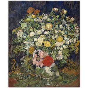Bouquet Of Flowers In A Vase by Vincent van Gogh