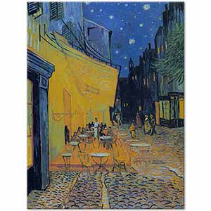 Terrace of a Café at Night by Vincent van Gogh