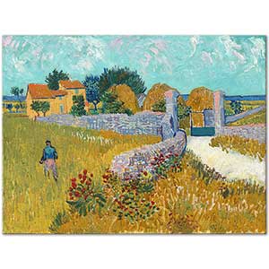 Farmhouse In Provence by Vincent van Gogh