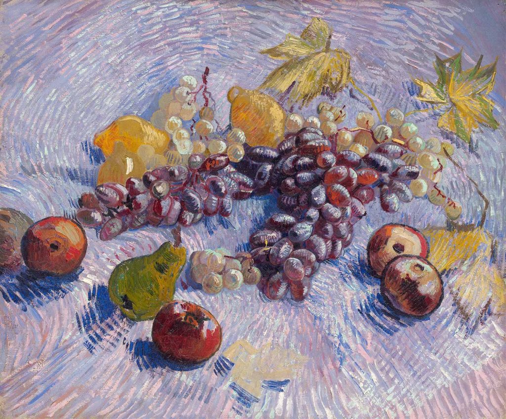 Grapes Lemons Pears And Apples by Vincent van Gogh