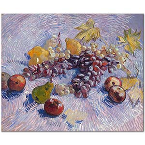 Grapes Lemons Pears And Apples by Vincent van Gogh