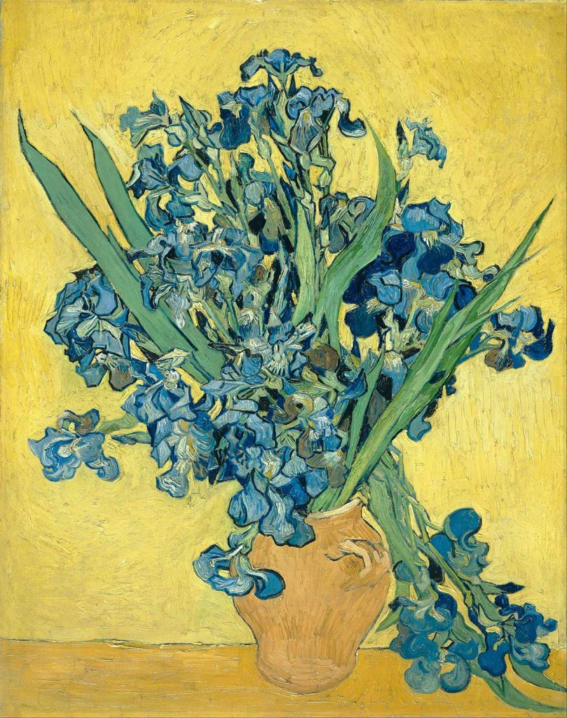 Irises 1890 by Vincent van Gogh