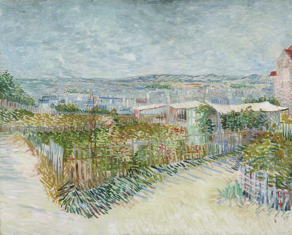 Montmartre Behind The Moulin De La Galette by Vincent van Gogh