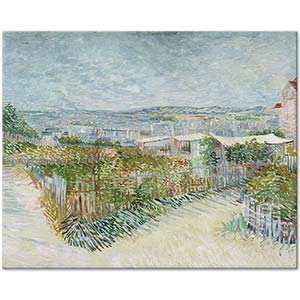 Montmartre Behind The Moulin De La Galette by Vincent van Gogh