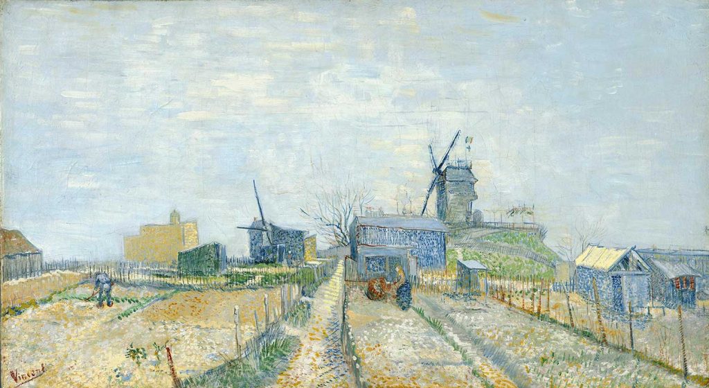 Windmills and Allotments Montmartre by Vincent van Gogh