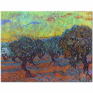 Olive Grove Saint-Rémy by Vincent van Gogh