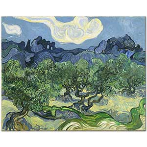 The Olive Trees by Vincent van Gogh