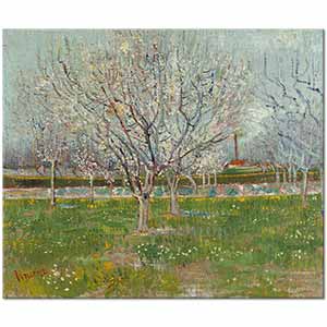 Orchard in Blossom (Apricot Trees) by Vincent van Gogh