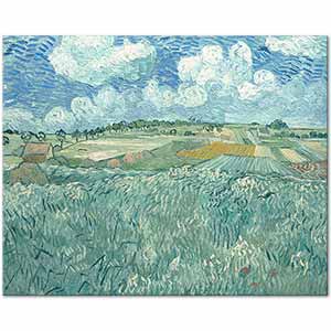 Plain near Auvers by Vincent van Gogh