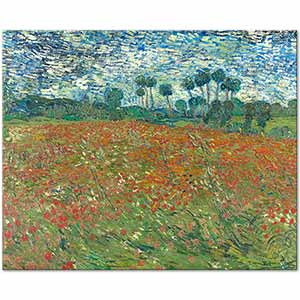 Poppy Field by Vincent van Gogh