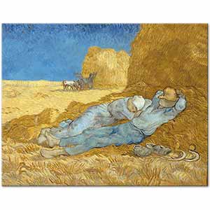 Noon - Rest from Work (after Millet) by Vincent van Gogh