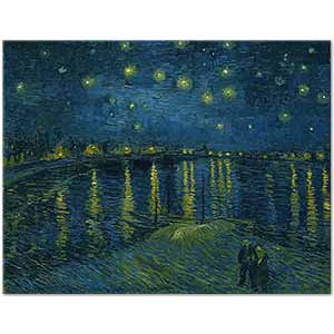 Starry Night Over the Rhone by Vincent van Gogh