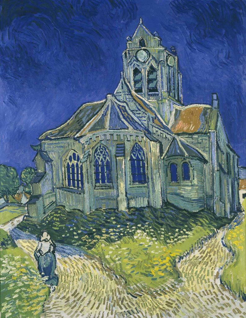 The Church at Auvers-sur-Oise by Vincent van Gogh