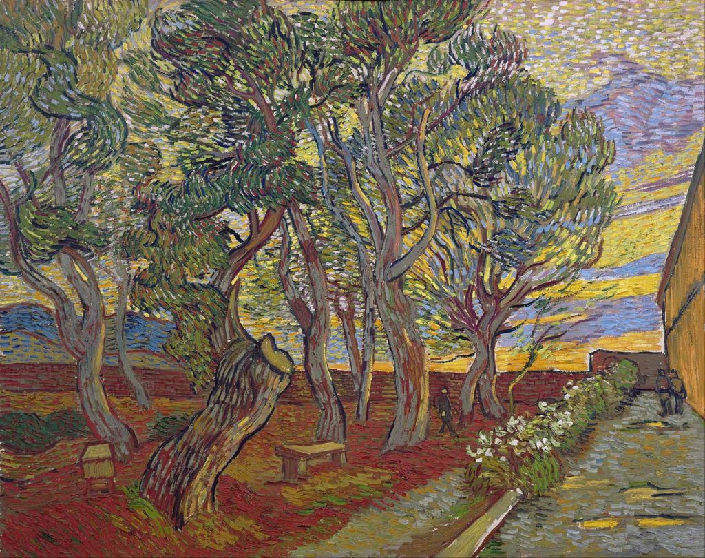 The Garden of Saint Paul's Hospital by Vincent van Gogh