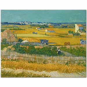 The Harvest by Vincent van Gogh