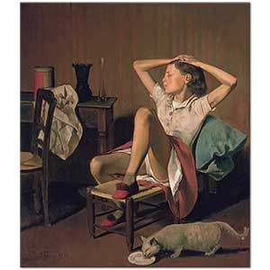 Therese Dreaming by Balthus