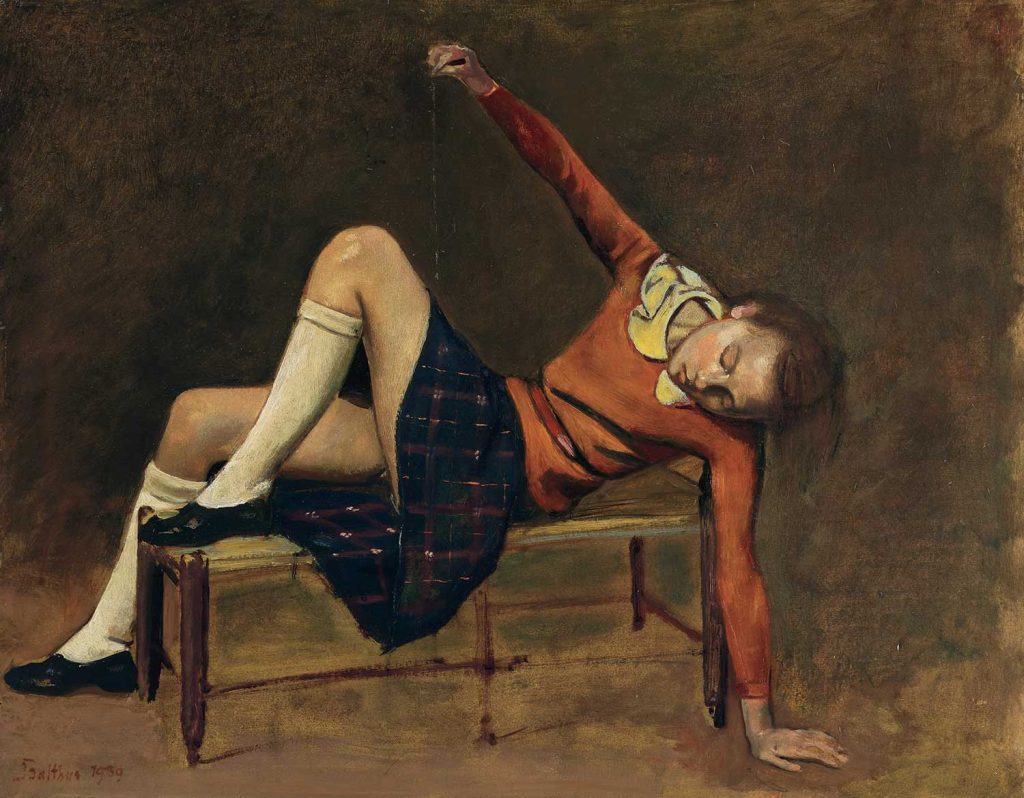 Thérèse sur une Banquette by Balthus