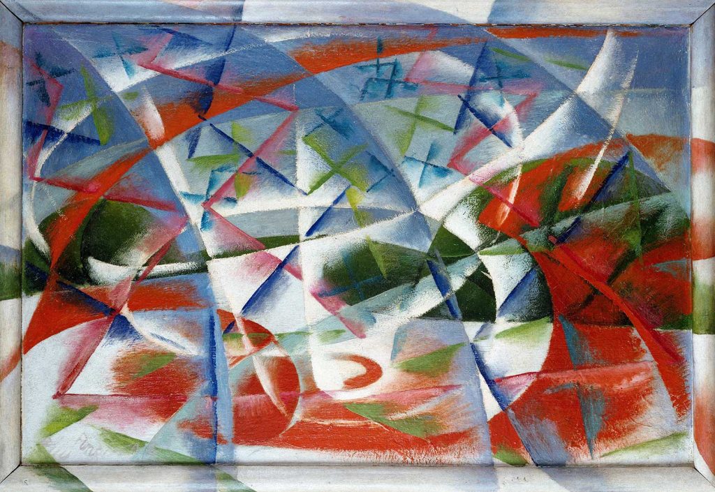 Abstract Speed + Sound by Giacomo Balla