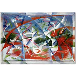 Abstract Speed + Sound by Giacomo Balla