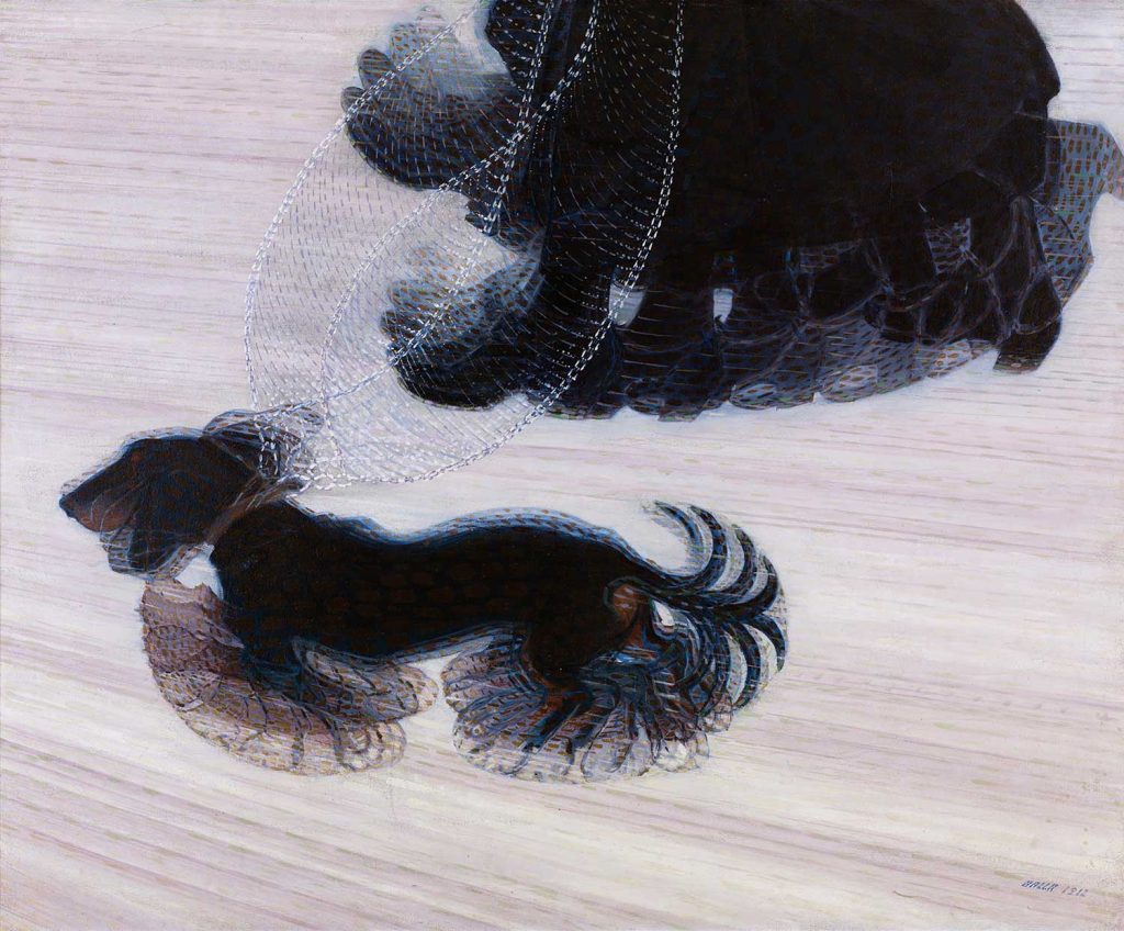 Dynamism of a Dog on a Leash by Giacomo Balla