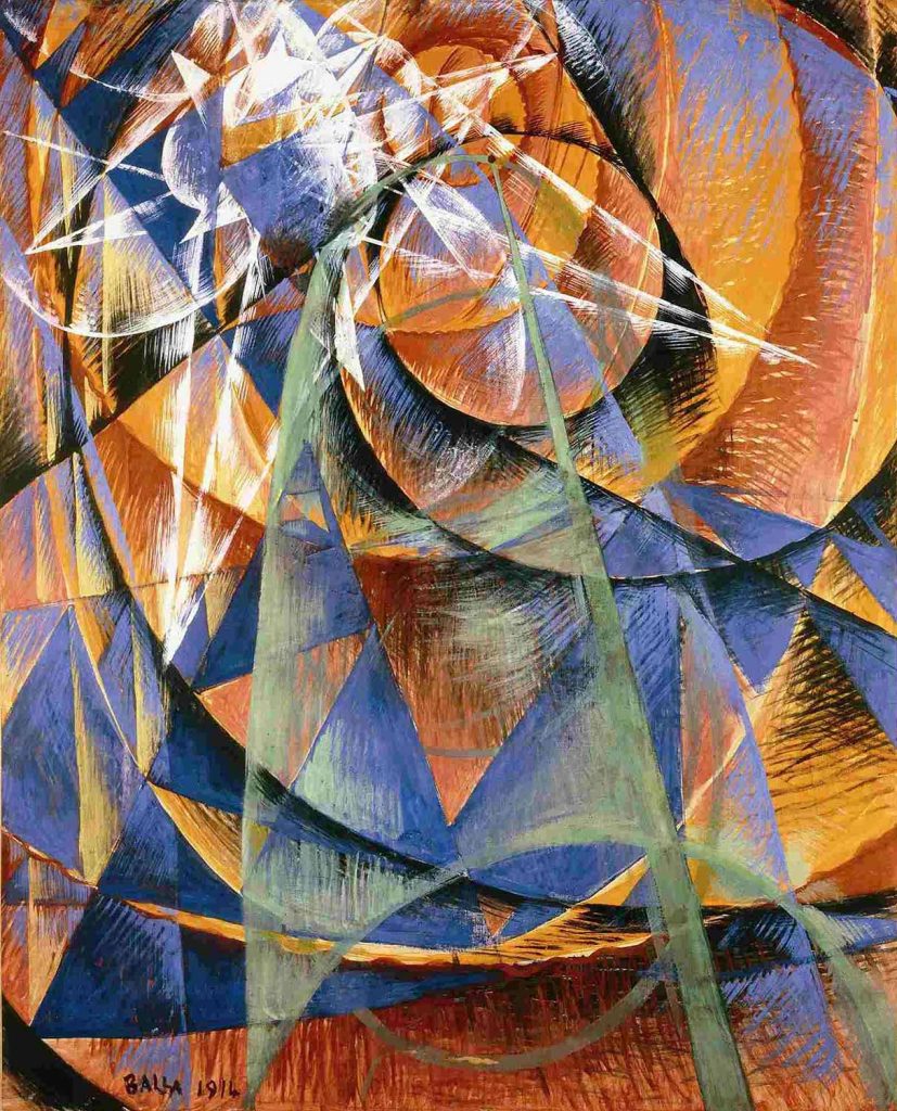 Mercury Passing Before The Sun by Giacomo Balla