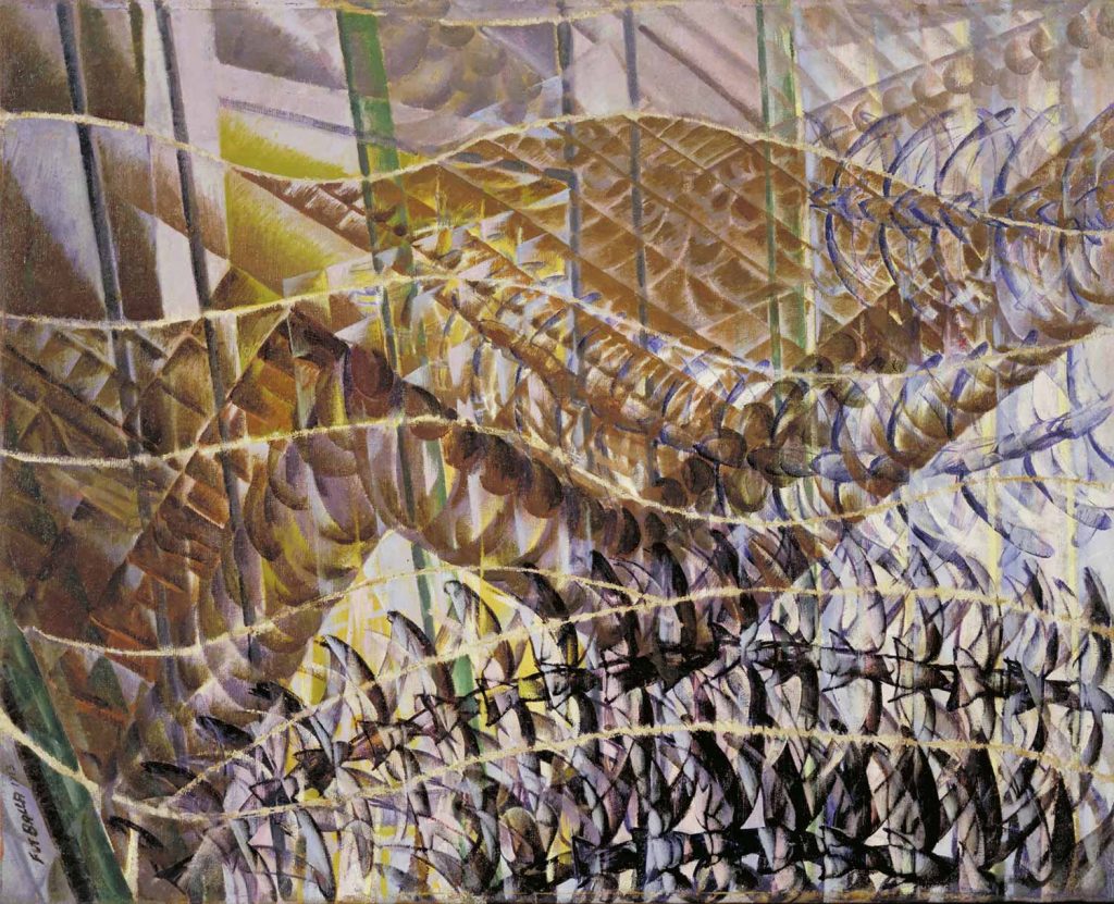 Swifts: Paths of Movement + Dynamic Sequences by Giacomo Balla
