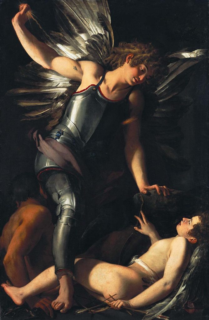 The Divine Eros Defeats the Earthly Eros by Giovanni Baglione