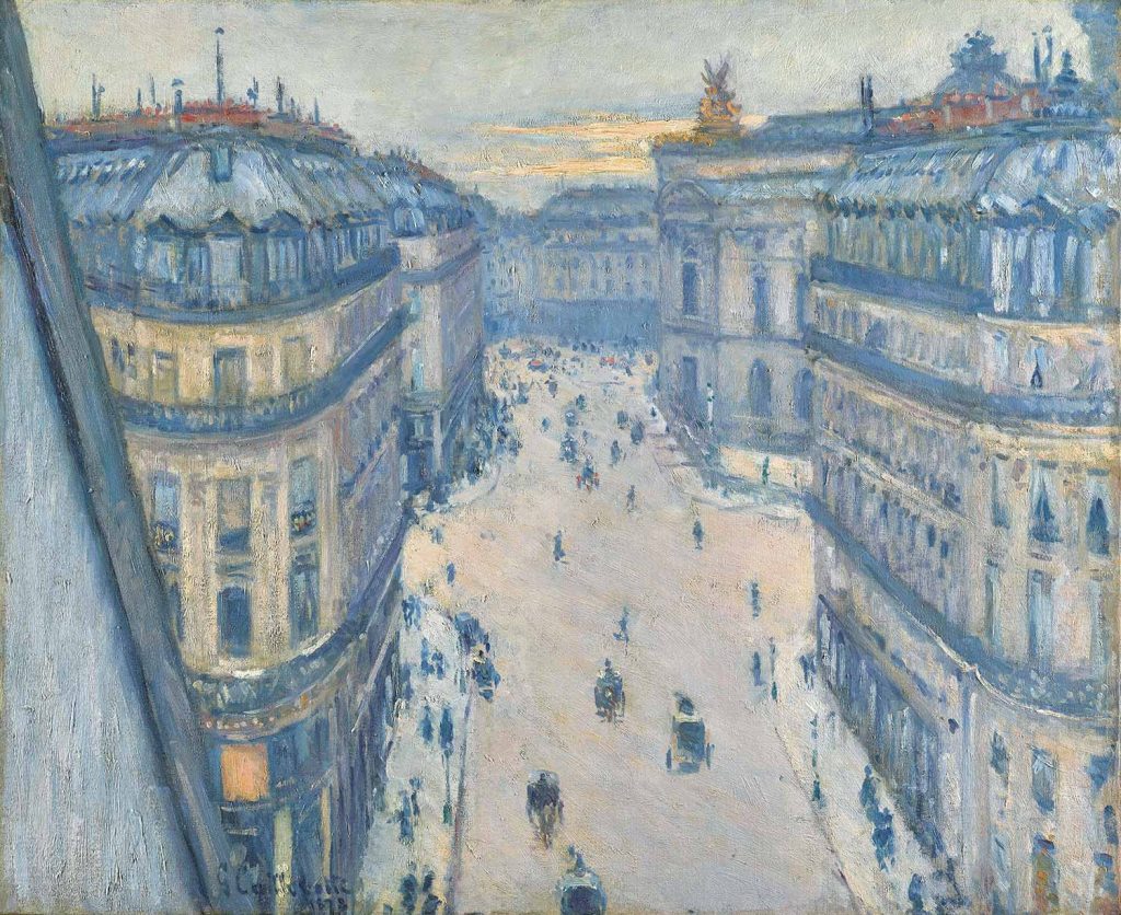 Rue Halevy Seen From The Sixth Floor by Gustave Caillebotte