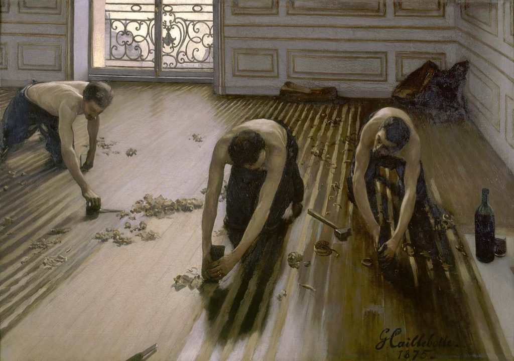 The Floor Scrapers by Gustave Caillebotte
