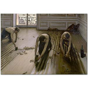 The Floor Scrapers by Gustave Caillebotte