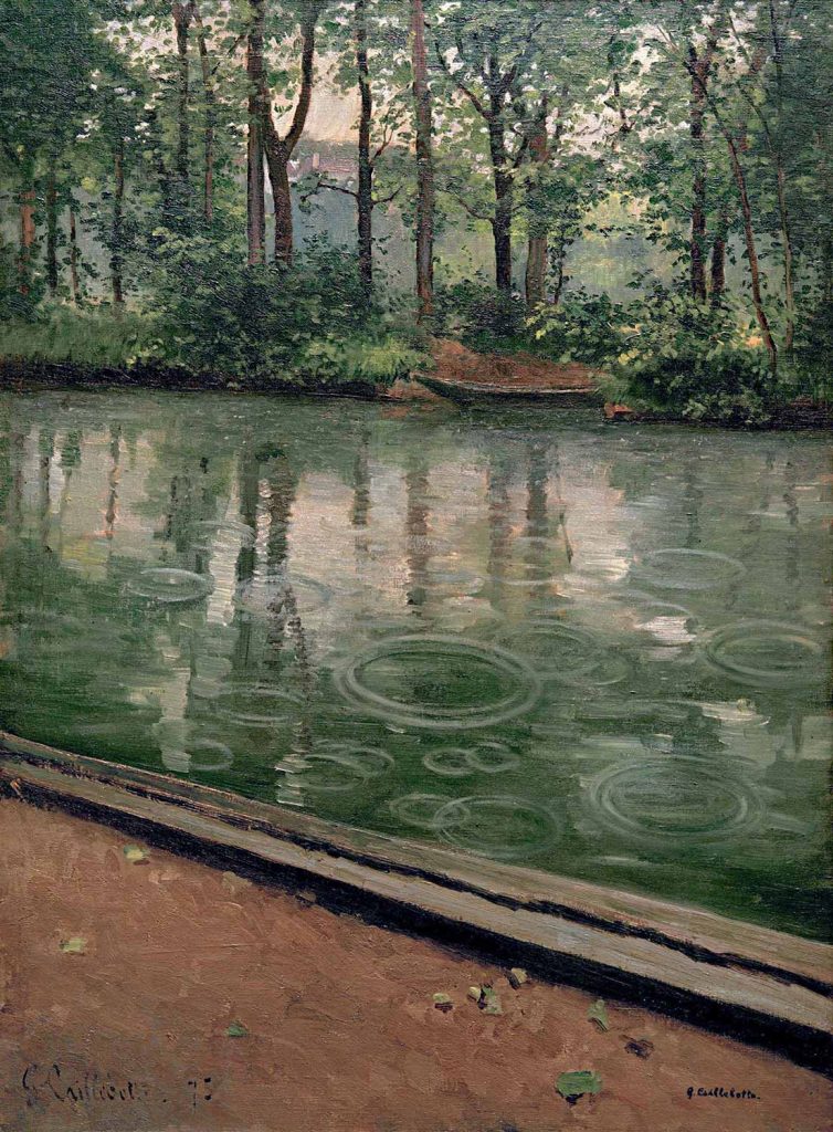 The Yerres Effect of Rain by Gustave Caillebotte