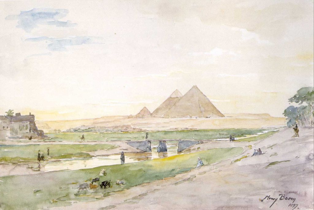 Egyptian Pyramids by Henry Bacon