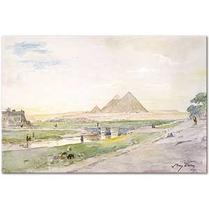 Egyptian Pyramids by Henry Bacon