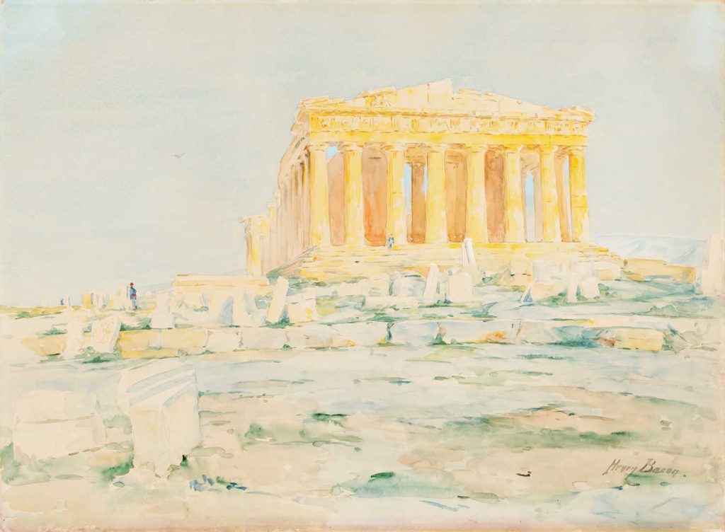 The Parthenon West Façade by Henry Bacon