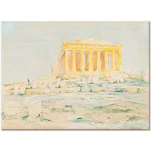 The Parthenon West Façade by Henry Bacon