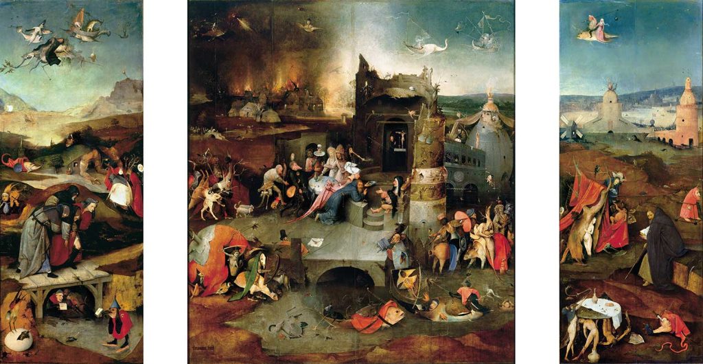 The Temptation of St. Anthony by Hieronymus Bosch