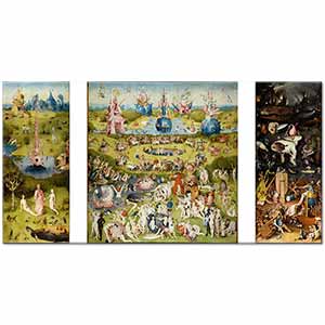 The Garden of Earthly Delights Triptych by Hieronymus Bosch