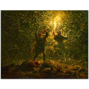 Bird's-Nesters by Jean-François Millet