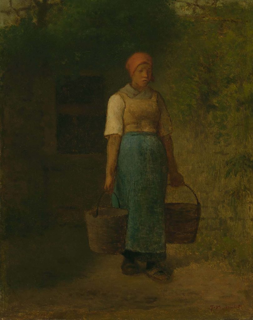 Girl Carrying Water by Jean-François Millet