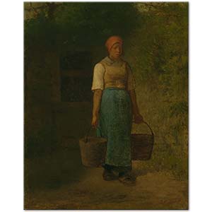 Girl Carrying Water by Jean-François Millet