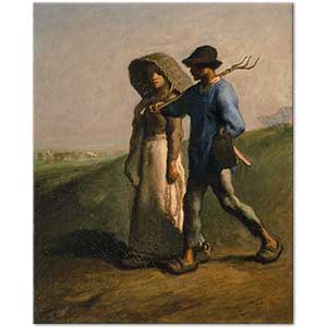Going to Work by Jean-François Millet