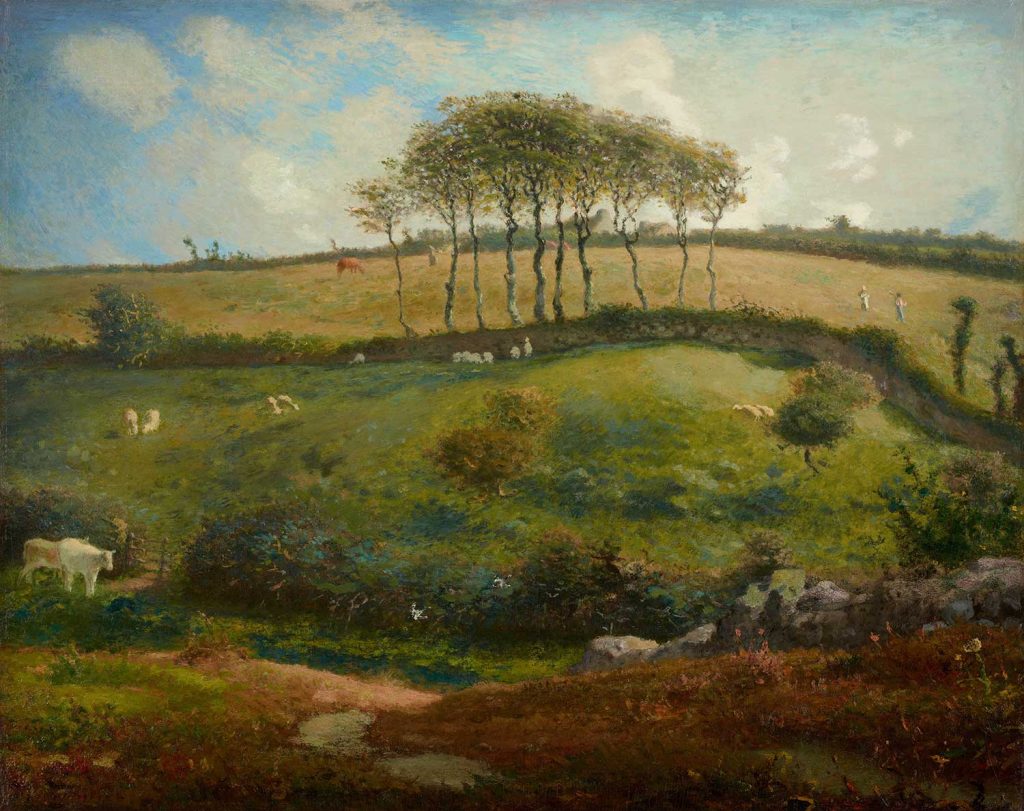 Pasture near Cherbourg (Normandy) by Jean-François Millet