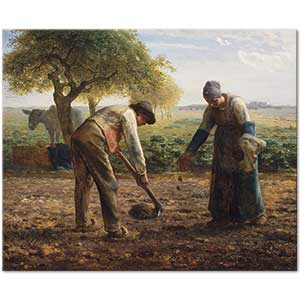 Potato Planters by Jean-François Millet
