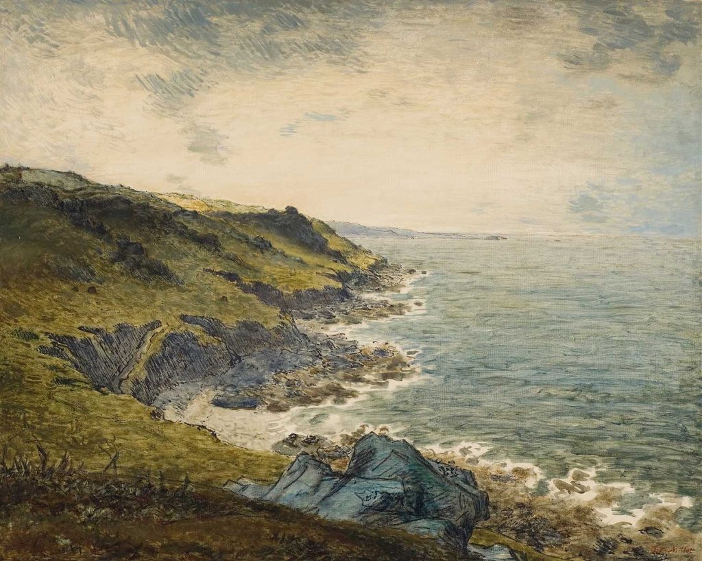 The Coast at Gréville by Jean-François Millet